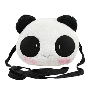 

Little Girls Purse Cute Plush Panda Crossbody Travel Bag Cellphone Coins Wallet Bag Fashion Xmas Gift