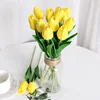 10 pcs Artificial Flowers Mini Tulips Simulation Silk Fake Flower Wedding Decoration Xmas Party Happy New Year Hotel Home Decor ► Photo 3/6