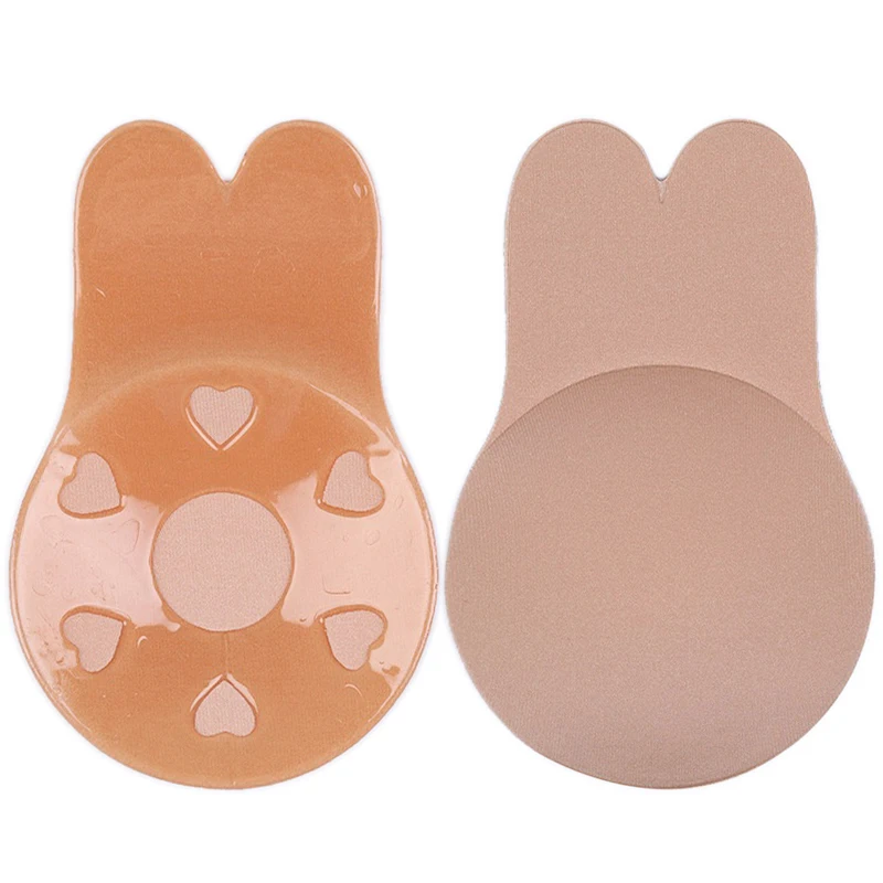 Women Push Up Bras For Self Adhesive Silicone Strapless Invisible Bra  Reusable Sticky Breast Lift Up Tape Kawaii Rabbit Bra Pads - Price history  & Review, AliExpress Seller - BigPeter Store