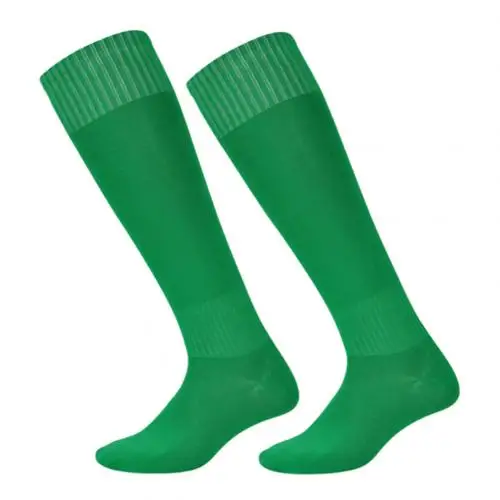 Одноцветные носки для велоспорта для взрослых и подростков спортивные мужские высокие носки без пятки для бега и футбола спортивные высокие носки без пятки - Цвет: Зеленый