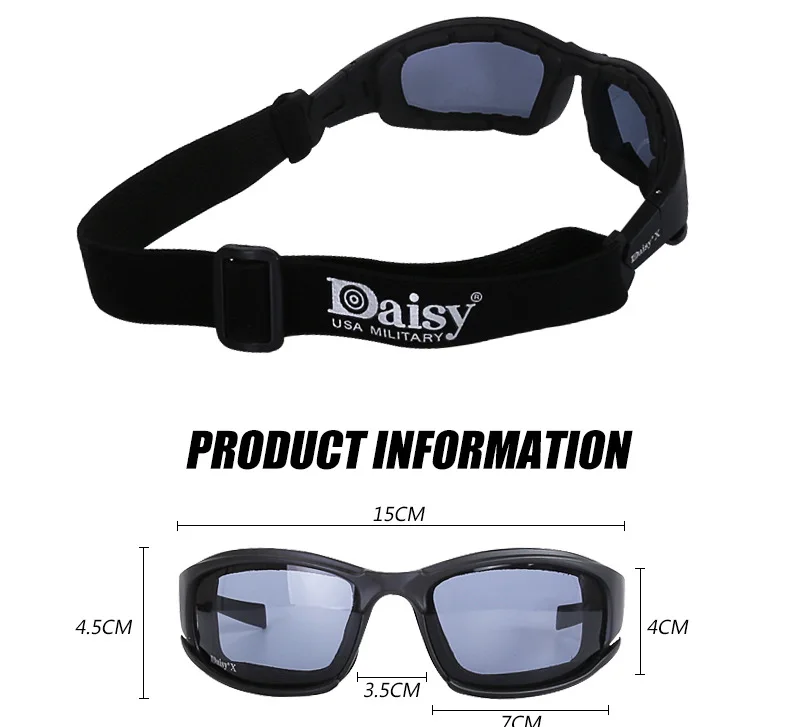 Заводские поляризационные военные версии американской Дейзи X7 защитные очки тактические Защитные очки для глаз
