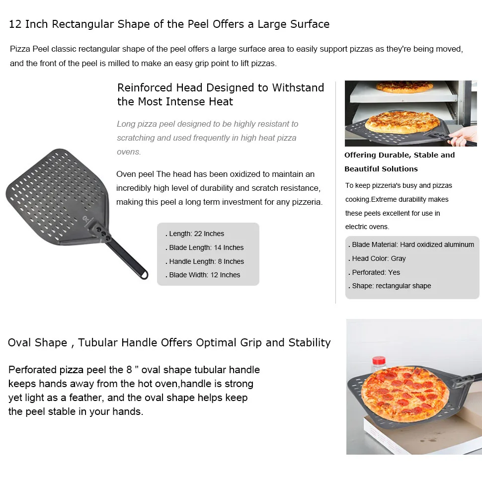 Aluminum Pizza Turning Peel 970 001