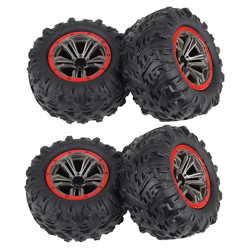 4PCS For 1/10 9125 RC Trucks Car Tires Wheels 25-ZJ02 Hosim High Speed Cars S920 | Игрушки и хобби