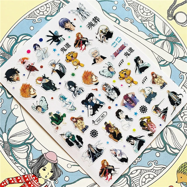 TSC-293 TSC-287 Japanese cartoon anime clown character 3D Back glue Nail Art Stickers Decals Sliders Nail ornament decoration TSC-161 N