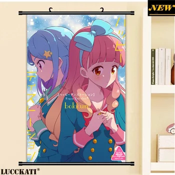 

LUCCKATI Aikatsu Friends! Aikatsu! Series sexy loli lolita cameltoe cartoon anime art poster wall scroll canvas painting