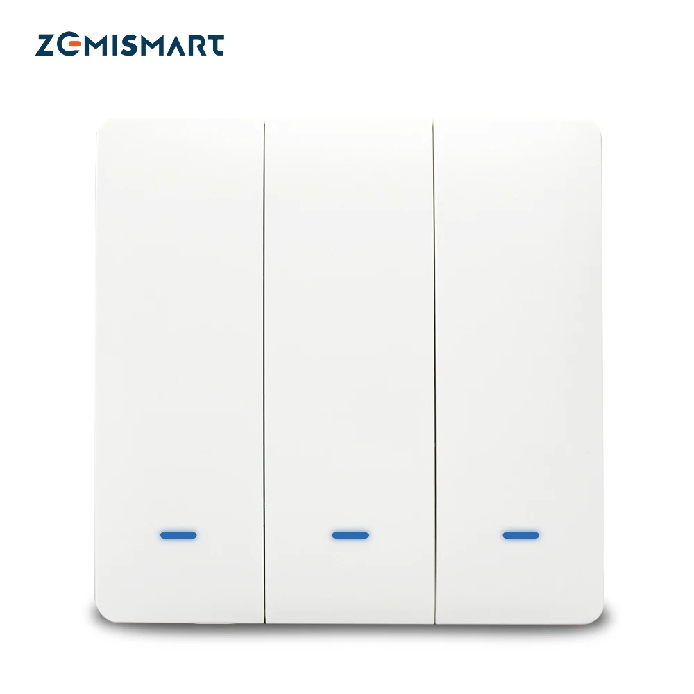 

Zemismart Tuya Zigbee светильник, реле, приложение Smart Life, настенный выключатель, нейтральный, дополнительный, Alexa Google Home, Alice, голосовое управление