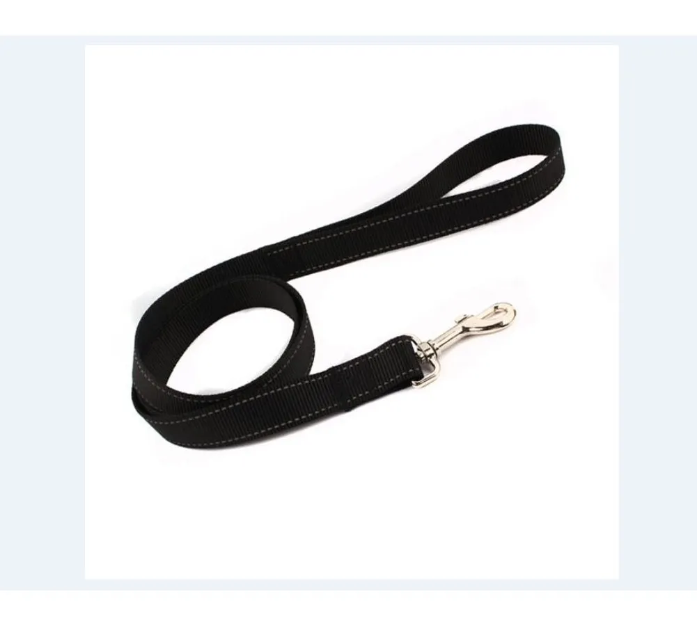 Leash Регулируемый большой Поводок для собак ошейник для Лабрадора Хаски колли бульдога - Цвет: Leash
