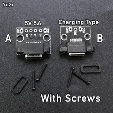 

1PCS Type-C Female USB 3.1 Test PCB Board With Screws Adapter Type C 12P Connector Socket For Data Line Wire Cable Transfer