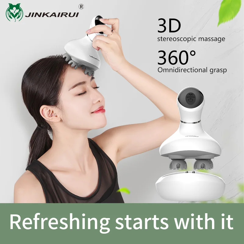 JinkairuiHeadMassagerElectricScalpMassageMachineHandheld