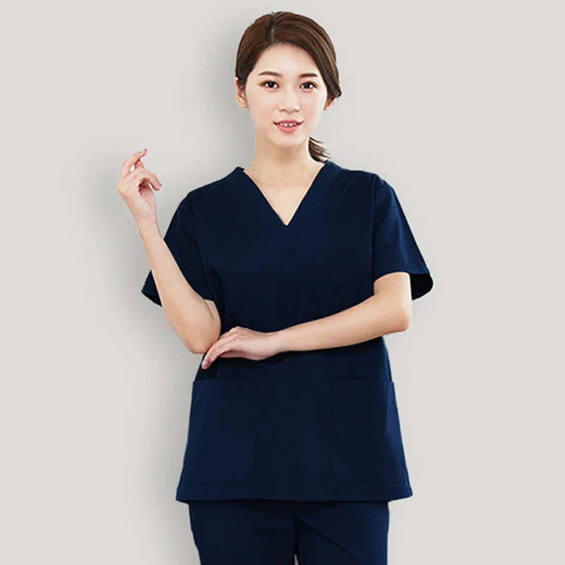 woman-Only tops Больничный Доктор Медсестры Топы медицинская хирургическая форма операционная комната аптека Спецодежда форма медсестры одежда медицинская новая - Цвет: woman-Only tops