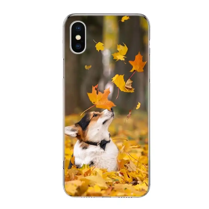 Cute lovely Corgi dogs animal Phone Case Cover For iPhone 13 11 Pro 12 Mini 7 8 6 6S Plus + XR X XS MAX SE 5 5S Art Customized