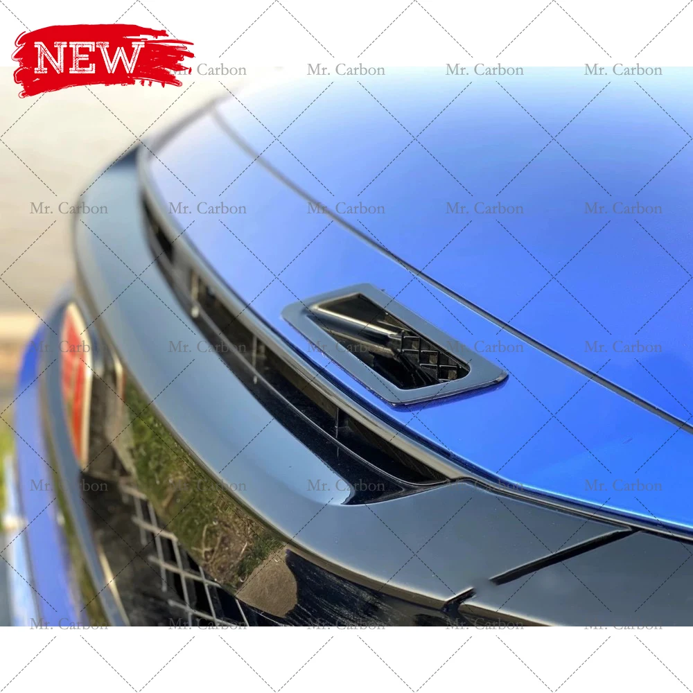 ABSBLACKAIRINTAKEVENTFORCIVICFK7FK8HATCHBACKFRONTBUMPERAIR