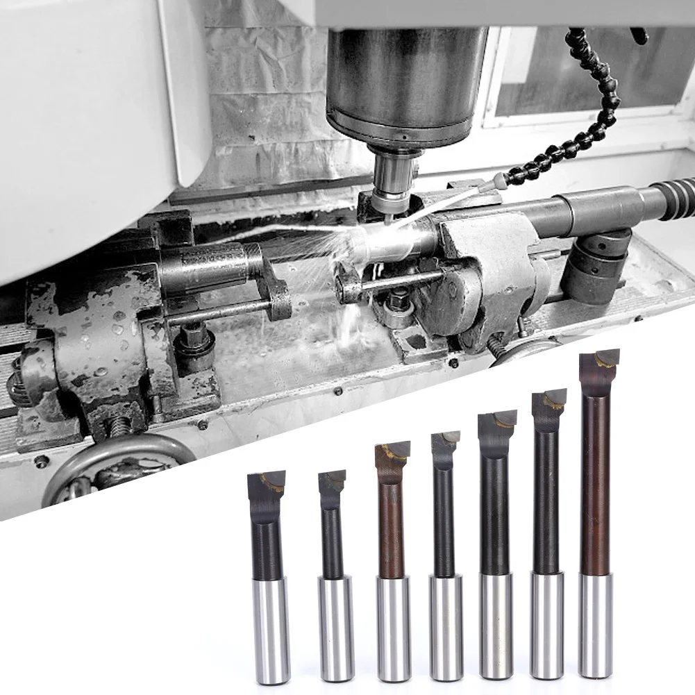 

12Pcs 18mm Boring Bar Set F1 Type High Speed Steel CNC Lathe Tool Holding With Base