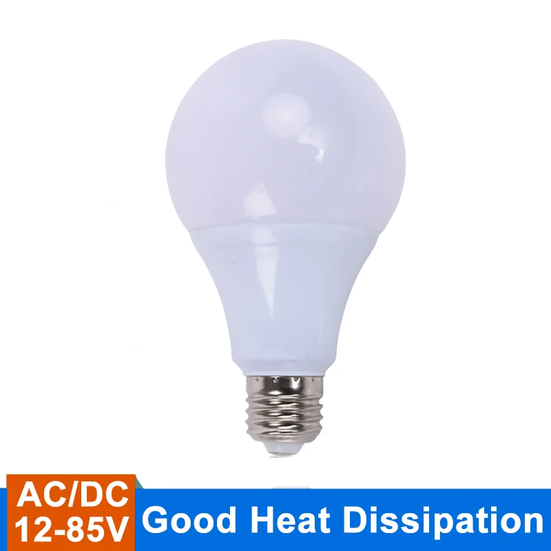 E27 LED Bulb AC/DC 12v Led Lamp 24v Led Light Bulb 36v Led Lampada Ampoule Bombilla 50v for Camping and ship Outdoor Lighting