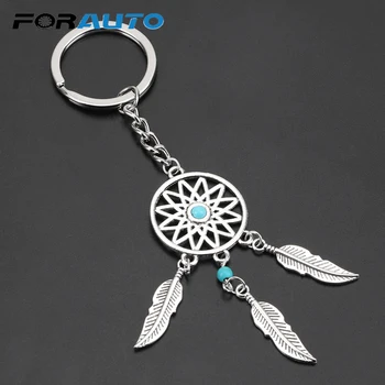 

FORAUTO Car Keyring Dream Catcher Key Chain Pendant Jewelry Key Ring Keychain Auto Accessories Car-styling