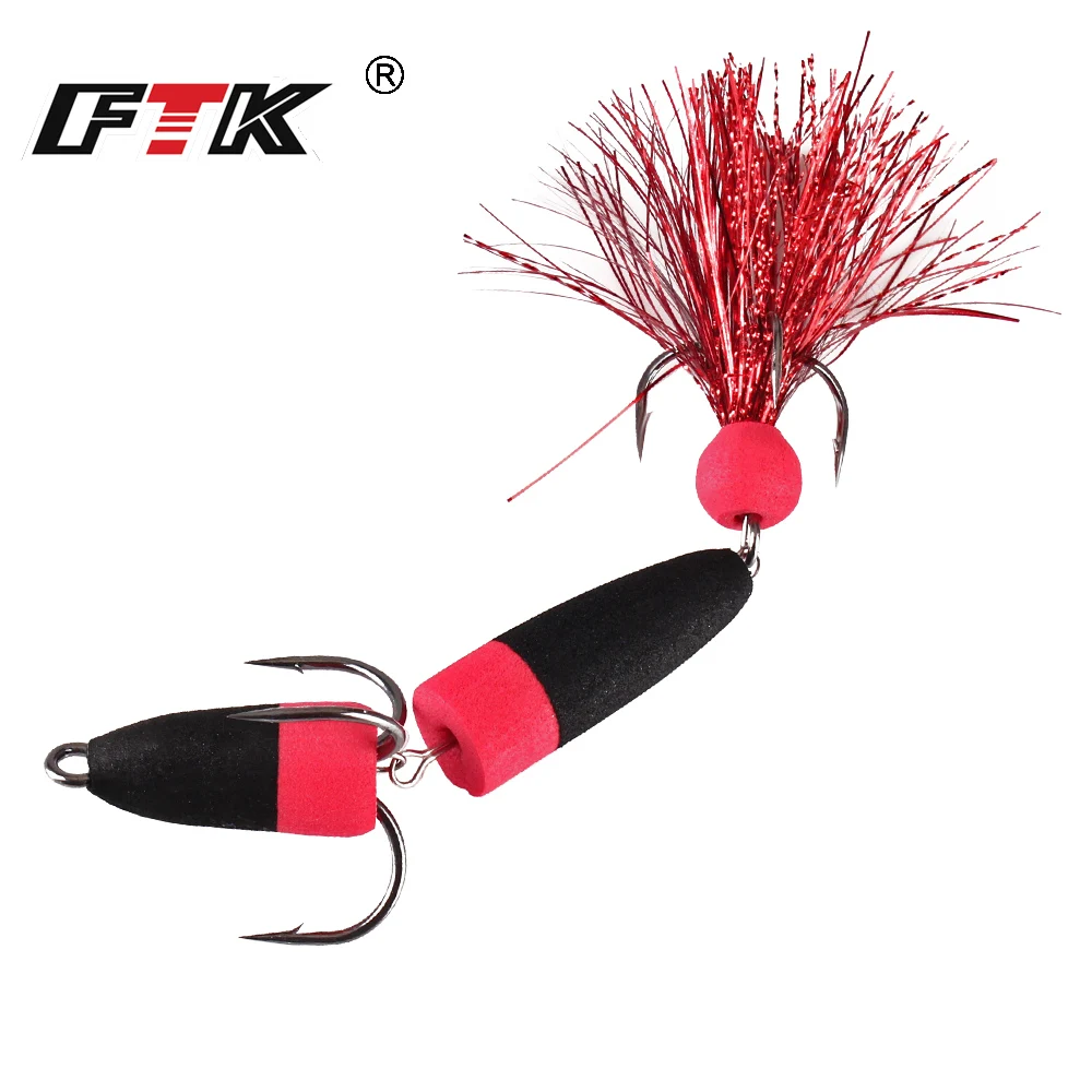 FTK Mandula Heißer Verkauf Angeln Locken Größe S M Weiche Lockt Schaum Köder Swimbait Wobbler Bass Hecht Köder Insekten Künstliche köder Pesca