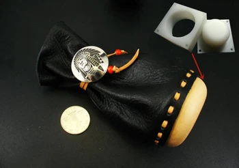 

Hand-work unique design tools-Handcrafted Leather shaping mould -This mold is used to make leather Coin Bag / Jewelry Bag