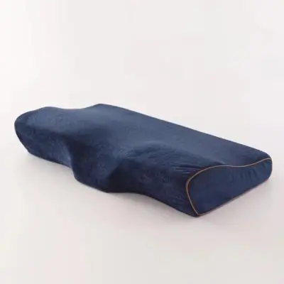 blue 2 Ортопедическая подушка с эффектом памяти, латексная подушка для шеи, для шейного отдела, забота о здоровье, мягкое волокно, массажер для медленного отскока - Цвет: blue 2