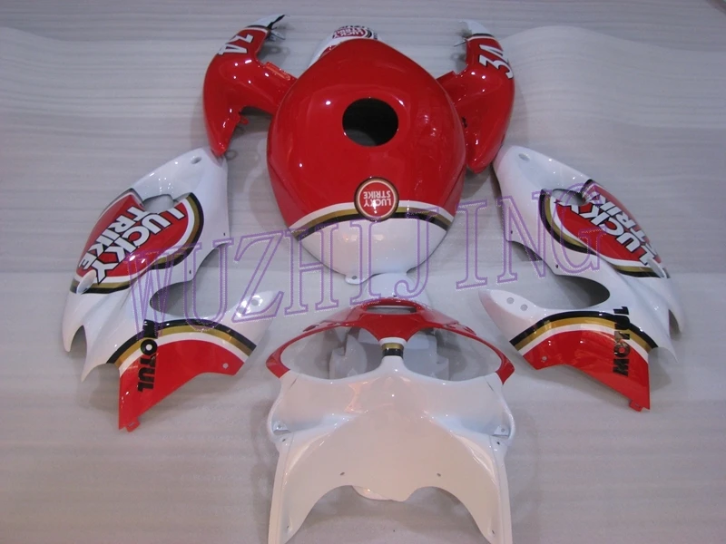 COMPRESSION mold Мотоцикл обтекатель SV400 2001 Обтекатели SV400 2002 Красный Обтекатели из белого пластика SV650 1998-2002 - Цвет: COMPRESSION mold