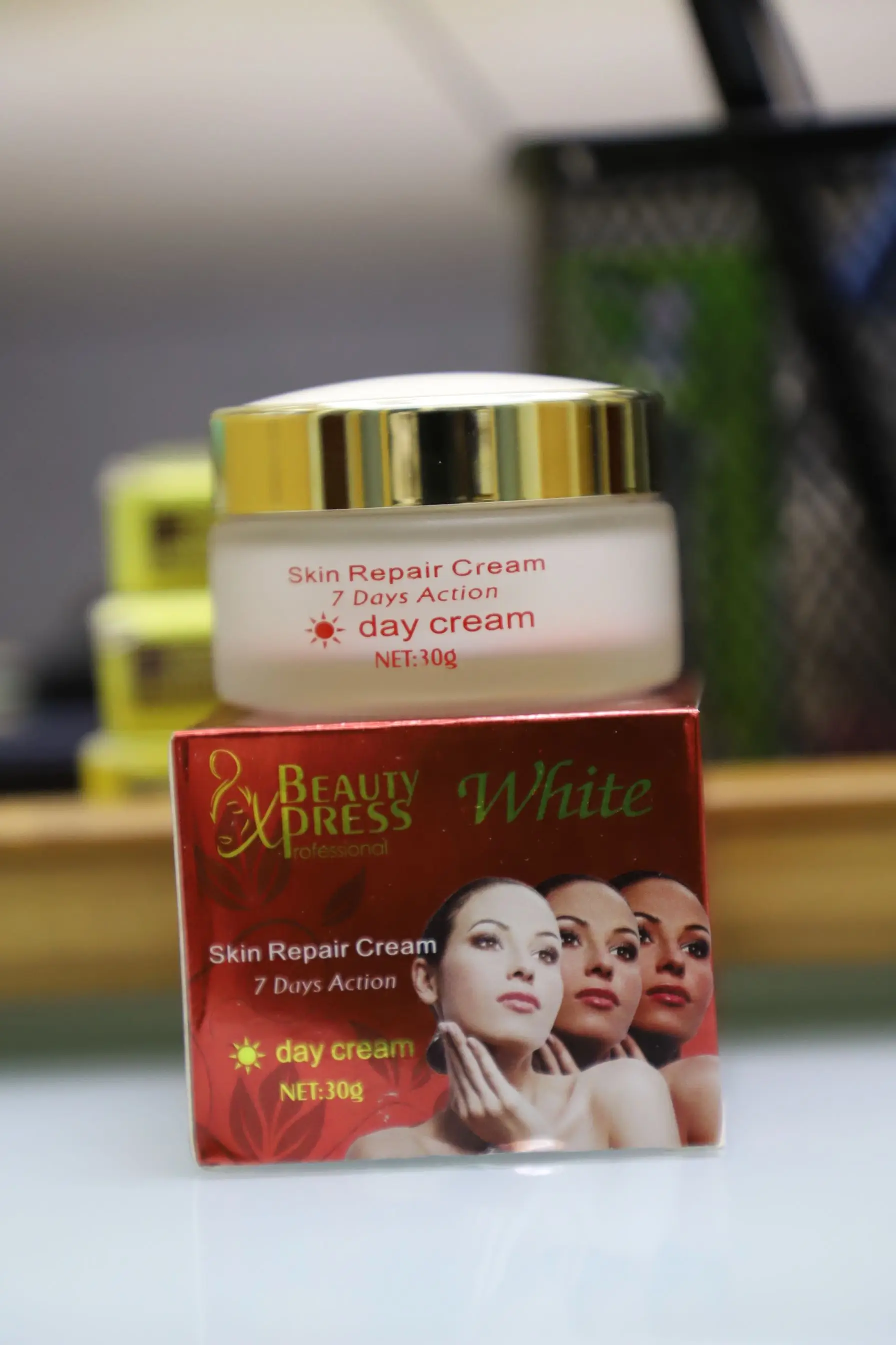 Beauty Express Белый | крем для восстановления кожи 7 дней | дневной крем