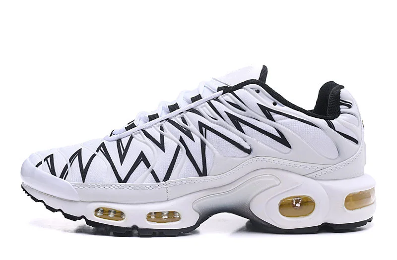 Оригинальные спортивные кроссовки; chaussure TN Plus; беговые кроссовки; 95 tn; мужские кроссовки; 97; обувь для бега на открытом воздухе; Цвет Черный; 98; кроссовки; белые спортивные US7-12