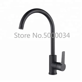 

Stylish Design Corrosion Resistance Brass Kitchen Taps Black