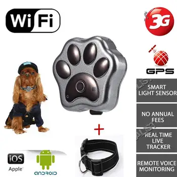 

Smart Pet GPS Tracker Locator For Dot Cat Wifi Anti-Lost GPS Tracker Wireless Real Time Safety Locator For Dog Cat Outdoor