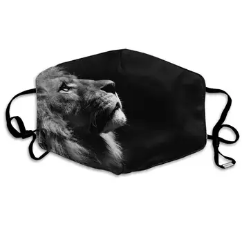 

Mouth Mask Lonely-Lion Print Masks - Breathable Adjustable Windproof Mouth-Muffle, Camping Running for Women and Men