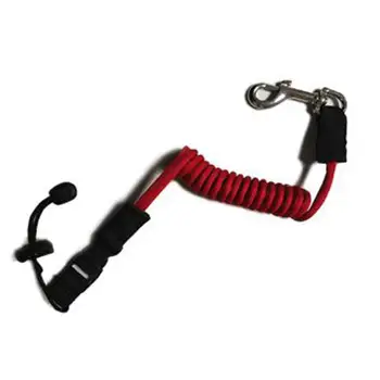 

HiMISS Adjustable Leash Strap Rope Kayak Paddle Leashes with Quick-Release Button Kayaks Canoes Adjustable Rope TPU shrinkage