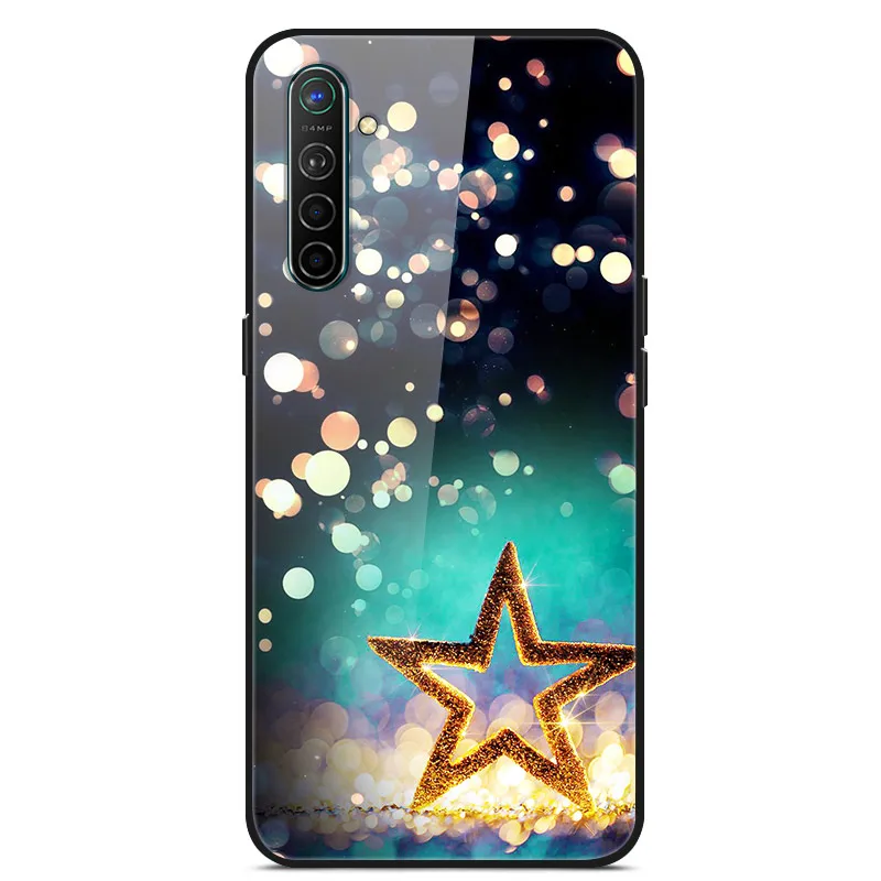 15 Закаленное Стекло чехол для OPPO Realme XT Чехол Жесткий PC Красочный чехол для OPPO Realme X2 X 2 XT бампер чехол для телефона RealmeX2 X2Pro - Цвет: 15