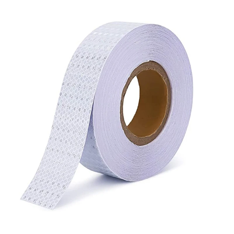 Adhesivo autoadhesivo blanco para coche, cinta reflectante de seguridad para vehículo, Carretera