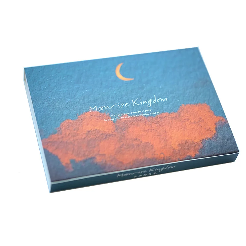 24 pcs/set Moonrise Kingdom Series Envelope Message Card Letter set Le Petit Prince Stationary Storage Paper Gift