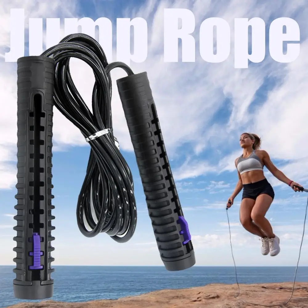 

Bearing Skip Rope Speed Fitness Aerobic Jumping Exercise Fitness Equipment Adjustable Skipping Jump Rope Color By Random