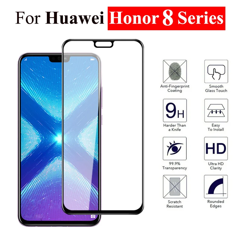Бронированное защитное стекло на huawei Honor 8C 8X Max 8 X C Защитная пленка для экрана C8 X8 8Xmax закаленное huawei i листовая пленка Glas