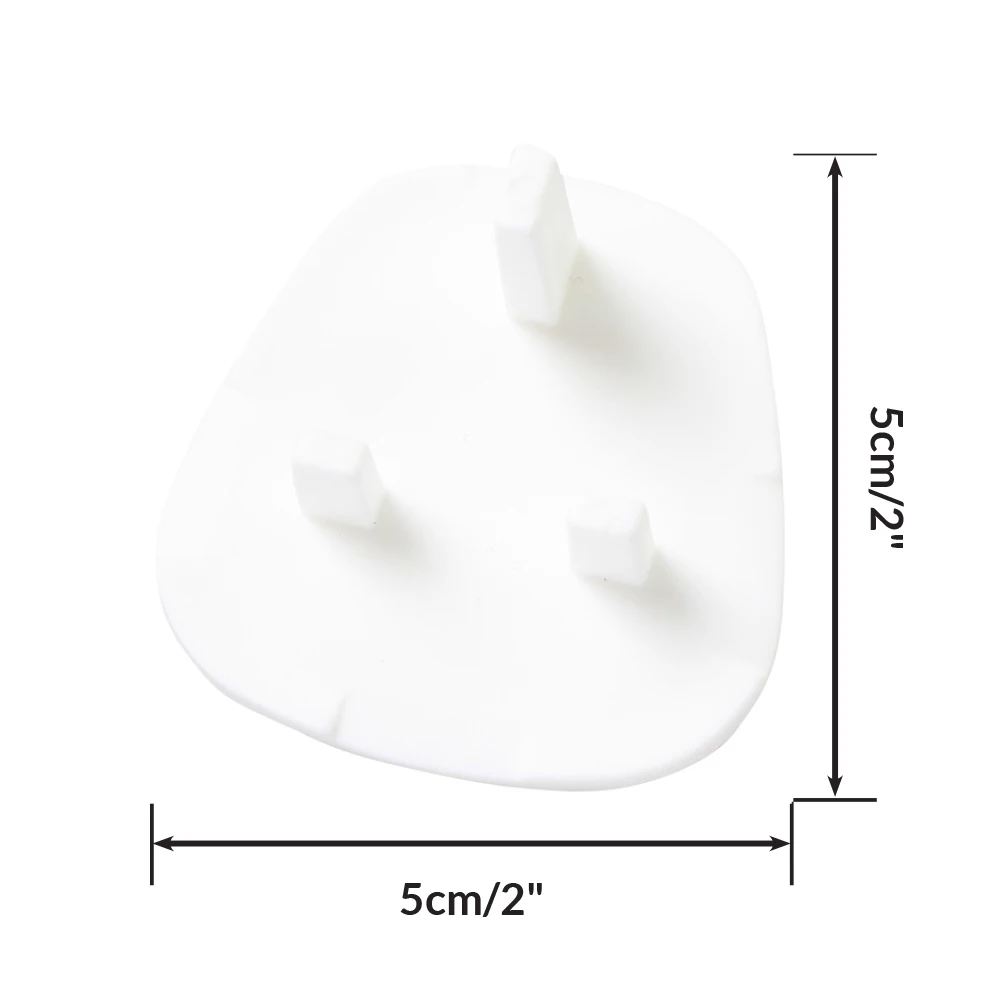 4Pcs/Lot UK/BS Standard Sockets Cover Baby Electric Outlet Plug Kids Electrical Safety Protector