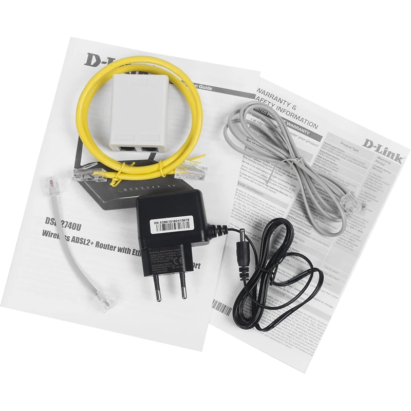 Роутер беспроводной D-Link DSL-2740U/RA(DSL-2740U/RA/V2A) ADSL