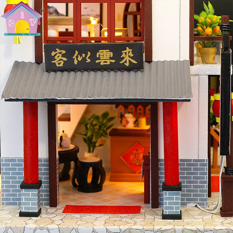 

Hoomeda-diy Handmade Creative DIY Doll Cabin Chinese-style Stereo 3D Assembled Birthday Gift Model