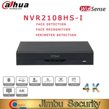 Dahua-grabadora de vídeo compacta de 8 canales, dispositivo de grabación de red, NVR2108HS-I, detección facial y reconocimiento facial, 4K, 1U