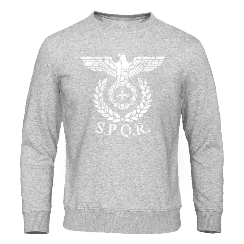 SPQR Римский Сенат Военная фракция толстовки весна осень модные мужские худи новые толстовки с орлом повседневные пальто Топы