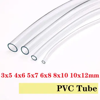

1M ID 3 4 5 6 8 10mm PVC Tube Transparent Soft Pipe Garden Irrigation Soft Hose Plant Watering Pots Irrigation Tube