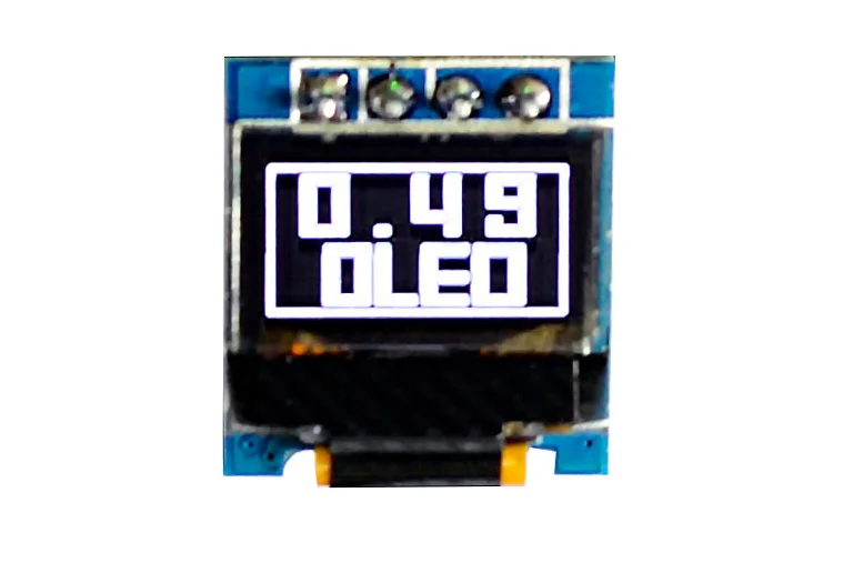 0.49 inch White OLED Display Module 64x32 SSD1306 0.49" Screen I2C IIC Super Bright for Arduino AVR STM32 | Компьютеры и офис