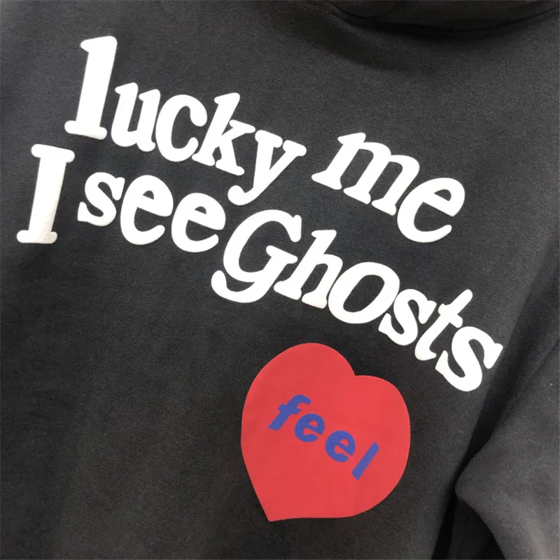 Kanye West/детский пуловер со смайликом и надписью «See Ghosts»; толстовки с принтом черепа и граффити для мужчин, женщин и детей; толстовка с принтом «See Ghosts»