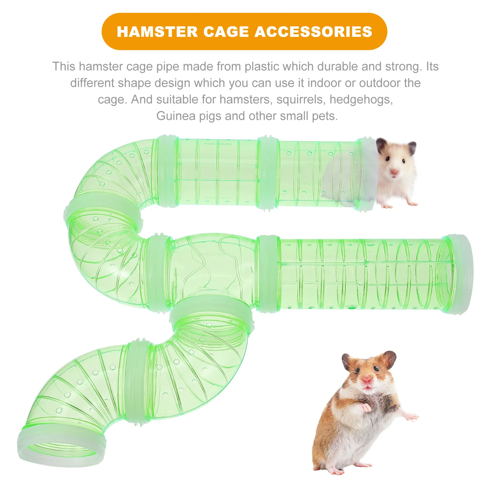 1sets Plastic Training Playing Tools External Tunnel Hamster Toys