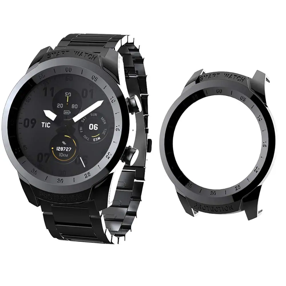 Чехол для ПК защитная рамка для Ticwatch Pro Smartwatch чехол рамка бампер чехол для Tic Watch Pro Sport оболочка ремешок для часов аксессуары