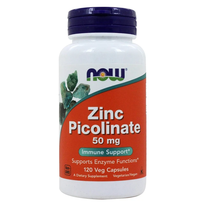 

Now Zinc Picolinate 50 mg Immune Support 120 Capsules Free Shipping