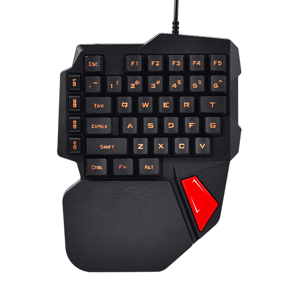 

K108 Mechanical One-Handed Keyboard Left Hand Small Keyboard Gaming Keyboard For PUBG Mobile Game