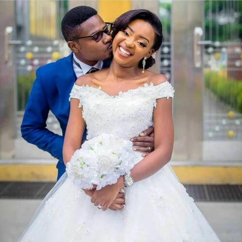 African Sweetheart Country Bridal Wedding Gowns Vintage Off Shoulder Lace Appliques Dresses | Свадьбы и торжества