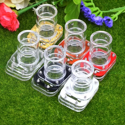 

Acrylic vertical cylindrical water feeder pet ant water feeder Kun reptile water feeder multicolor