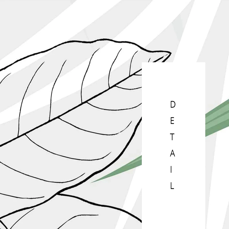 Custom 3D Wall Mural Modern Hand Painted Tropical Plants Rainforest Palm Leaves Photo Wallpaper Living Room Bedroom Decor Fresco