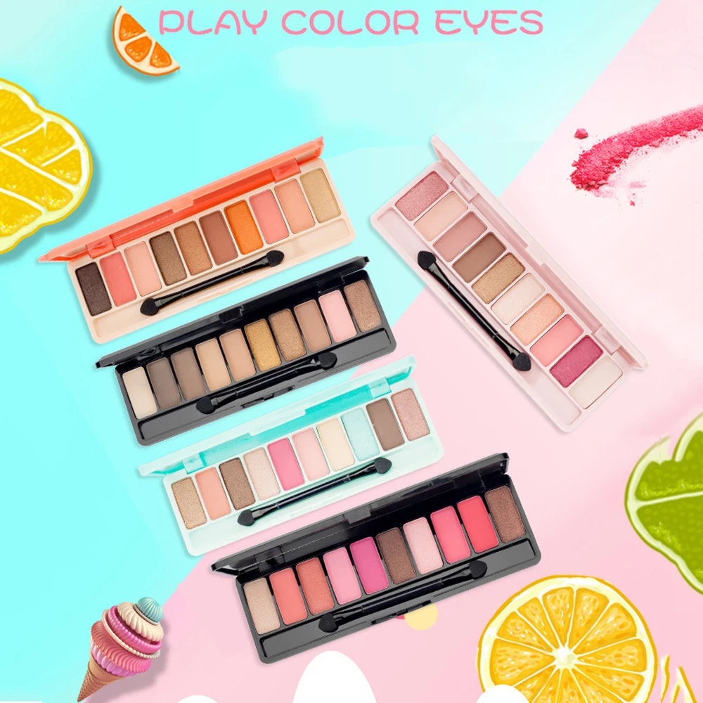 

Matte Nude Makeup Peach Makeup Beginner Eyeshadow Pallete Grapefruit Color Pumpkin Color Persistent Easy Colored Eye Shadow
